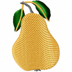 Pear Embroidery Design 8 Pear Embroidery Design 8